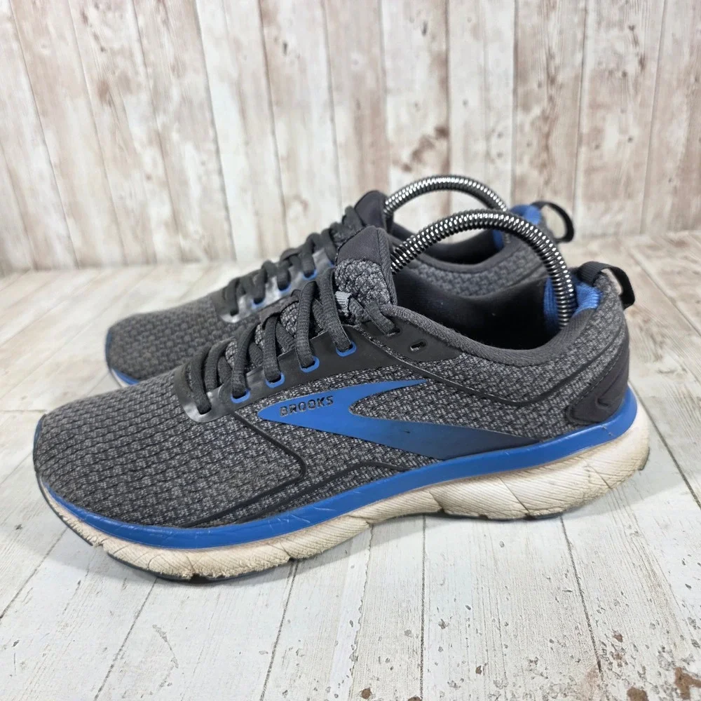 Brooks Revel 6 Mens Running Shoes Black Grey Blue Size 9 Medium D